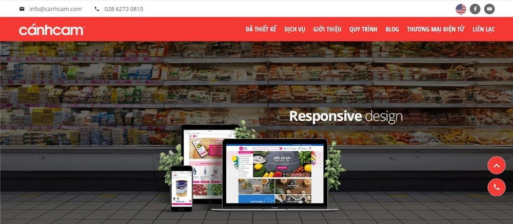 Cánh Cam là đơn vị cung cấp dịch vụ thiết kế website uy tín, chất lượng