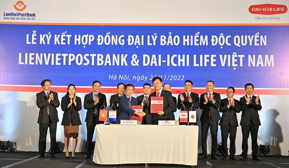 Cú bắt tay giữa hai thương hiệu LienVietPostBank và Dai-ichi Life được đánh giá hàng ngàn tỷ đồng