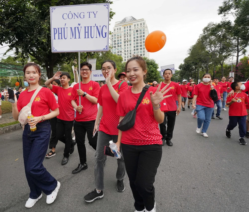 Bước chân thiện nguyện lan tỏa tinh thần chia sẻ.