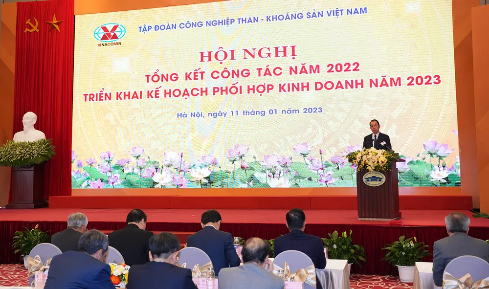 TGĐ TKV Đặng Thanh Hải phát biểu tại hội nghị.