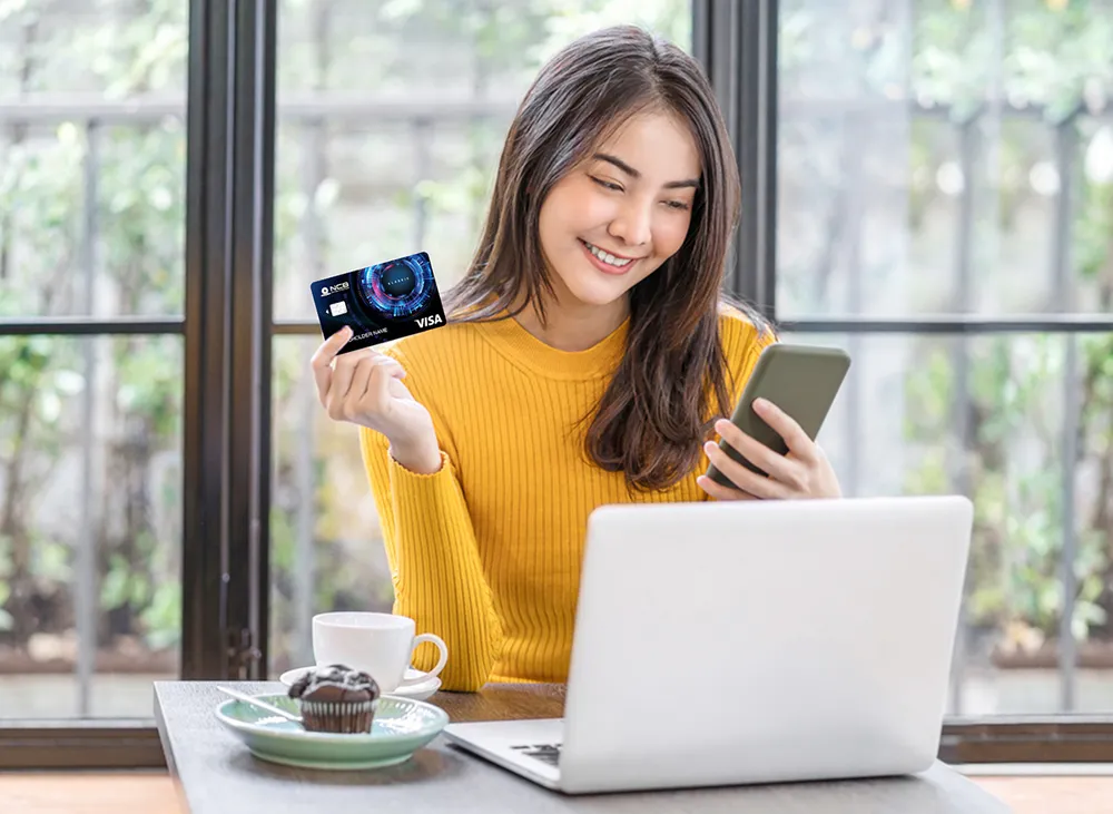 Thẻ Visa NCB với đa dạng chương trình ưu đãi là bí kíp tặng 1 lời 10 của cánh mày râu trong Ngày Quốc tế Phụ nữ 8-3 năm nay. Thẻ Visa NCB với đa dạng chương trình ưu đãi là bí kíp tặng 1 lời 10 của cánh mày râu trong Ngày Quốc tế Phụ nữ 8-3 năm nay.