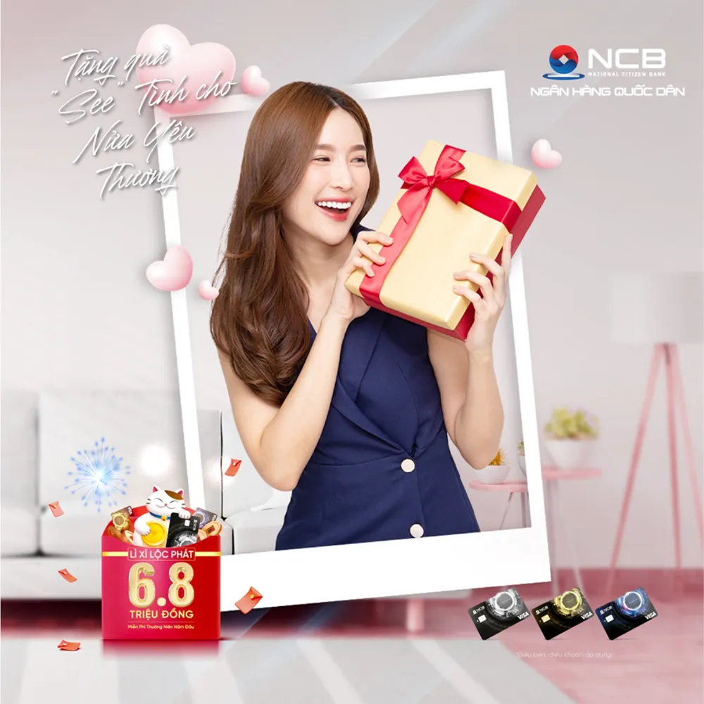 “Đổi gió” tặng quà cho nửa yêu thương cùng “chiếc thẻ quốc dân” NCB Visa “Đổi gió” tặng quà cho nửa yêu thương cùng “chiếc thẻ quốc dân” NCB Visa
