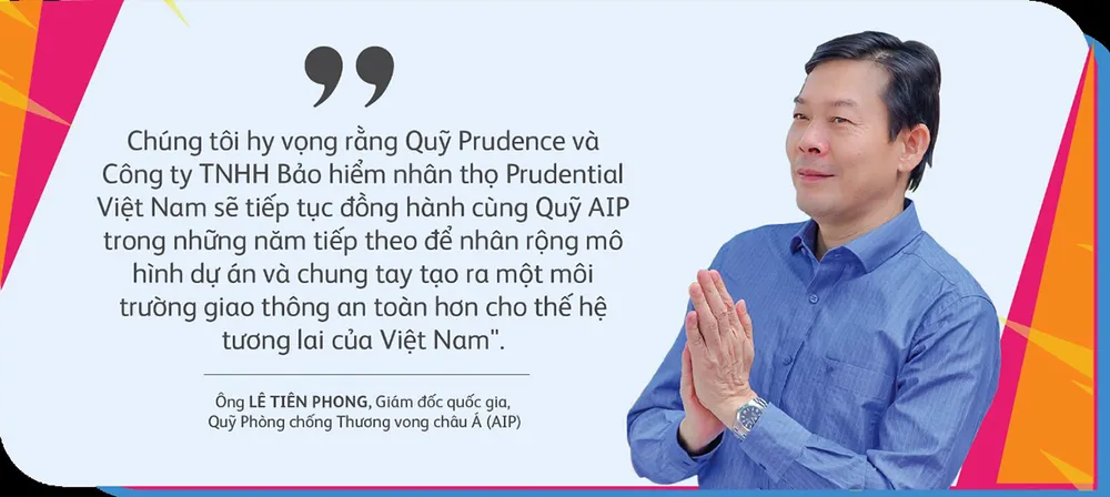 Ông Lê Tiên Phong, Giám đốc quốc gia Quỹ Phòng chống Thương vong Châu Á (AIP). Ông Lê Tiên Phong, Giám đốc quốc gia Quỹ Phòng chống Thương vong Châu Á (AIP).