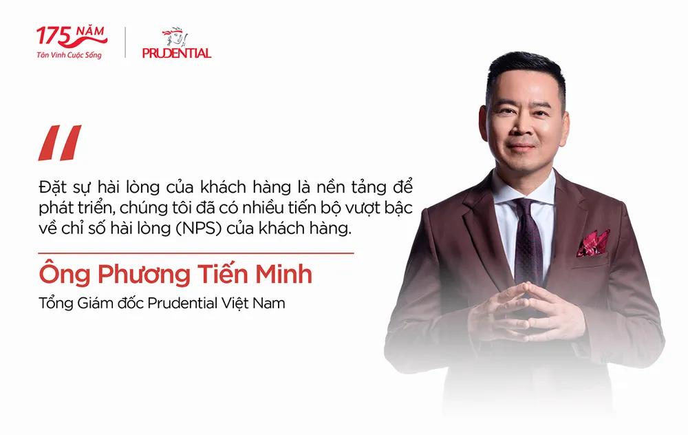 Ông Phương Tiến Minh, TGĐ Prudential Việt Nam.