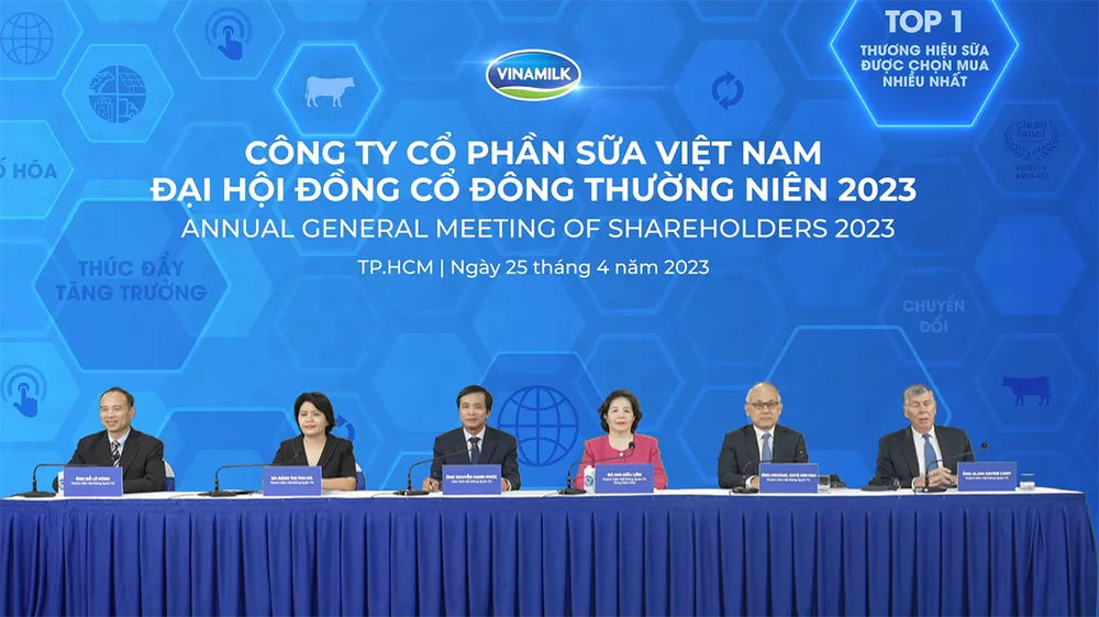 HĐQT nhiệm kỳ 2022-2026 chủ trì đại hội năm 2023 theo hình thức trực tuyến.