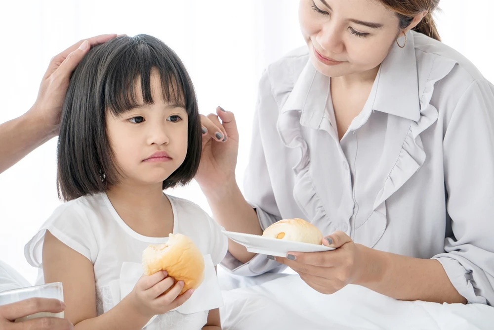 Bữa sáng không đủ chất có thể gây nên sự mệt mỏi, thiếu hụt năng lượng cho trẻ (hình minh họa).