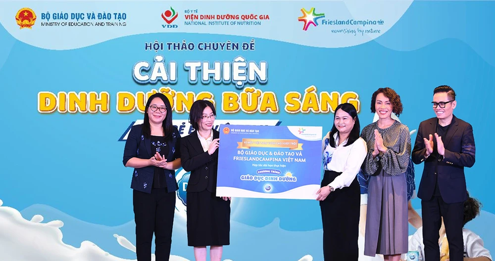 Cô Gái Hà Lan đồng hành cùng Bộ Giáo dục - Đào tạo triển khai giáo án dinh dưỡng điện tử tại các trường trên toàn quốc.