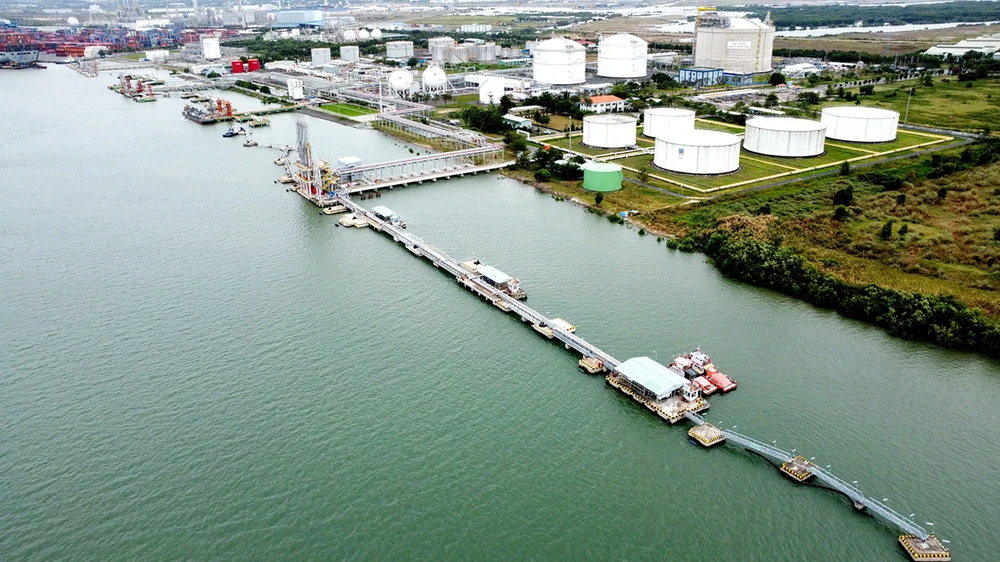 Kho cảng LNG Thị Vải (Bà Rịa - Vũng Tàu).