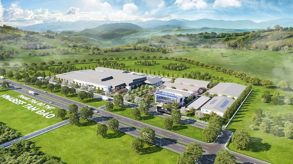 Phối cảnh trang trại bò thịt Vinabeef Tam Đảo. Phối cảnh trang trại bò thịt Vinabeef Tam Đảo.