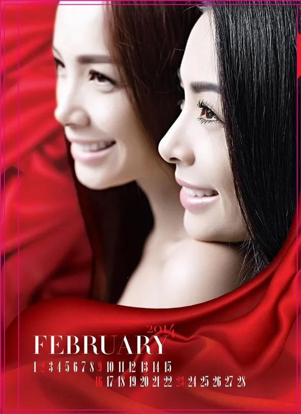 Chùm ảnh bán nude lịch 2014 của các người mẫu ảnh 2