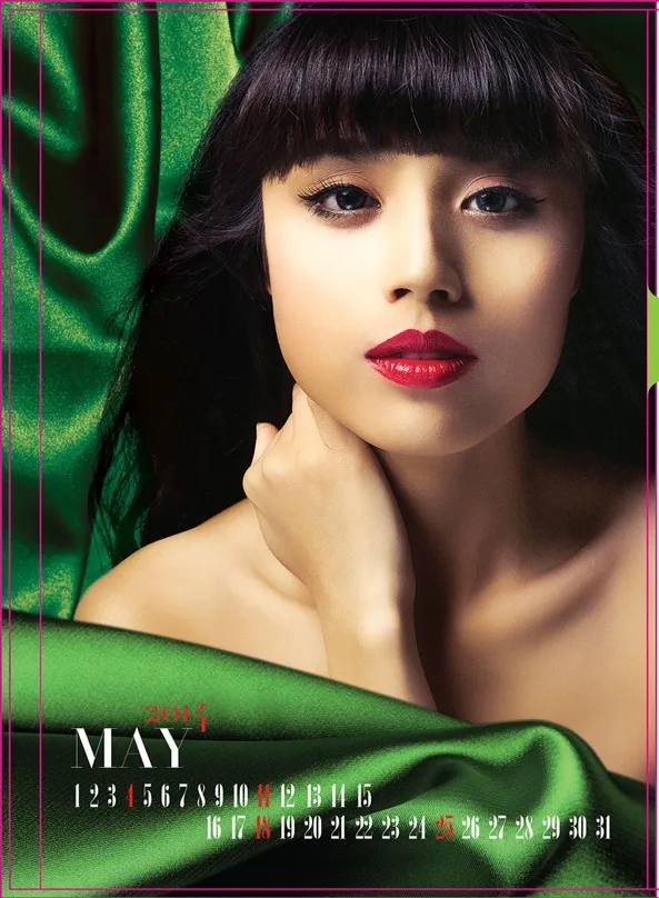 Chùm ảnh bán nude lịch 2014 của các người mẫu ảnh 5