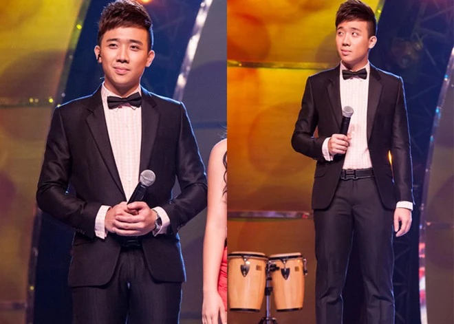 10. Với phong thái tự tin, nhanh nhẹn, Trấn Thành đã trở thành MC chính của nhiều chương trình lớn như Thử thách cùng bước nhảy, Cặp đôi hoàn hảo... và mới đây nhất là The Voice Kids. Dù được nhiều người yêu mến bởi sự tài năng, tính cách dí dỏm, nhưng ở cuộc thi dành cho các em nhỏ, nam MC đã có lúc thiếu tiết chế đến phản cảm. Ở vòng Liveshow 3, sau khi Vũ Song Vũ kết thúc phần trình diễn với ca khúc Khoảng trời của bé, anh đã mau mắn nhận xét: "Hôm nay nhìn con nhảy rất là buồn cười. Con nhảy giống như một ông già tập dưỡng sinh cố biến mình thành một người năng động, cái cảm giác rất là buồn cười". Dù sau đó có vớt vát một vài lời khen cho Song Vũ, nhưng nam MC vẫn không tránh khỏi ác cảm của khán giả khi có những nhận xét như vậy về một đứa trẻ ngay trên sóng trực tiếp. Cũng vì cách dẫn dắt có phần lấn lướt và quá tự tin dẫn đến hệ quả của vụ tranh cãi nảy lửa giữa anh và MC Thanh Thảo Hugo.