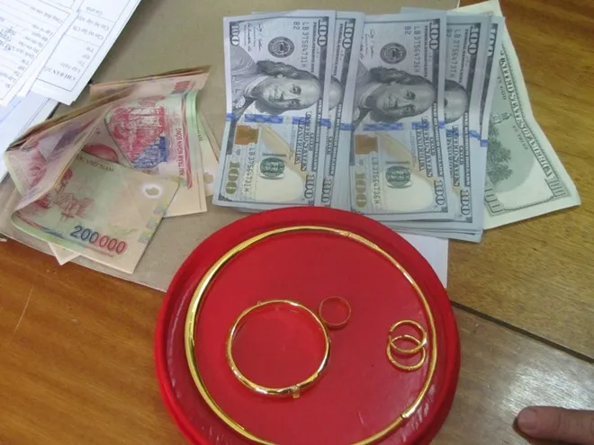 Tang vật trong vụ trộm