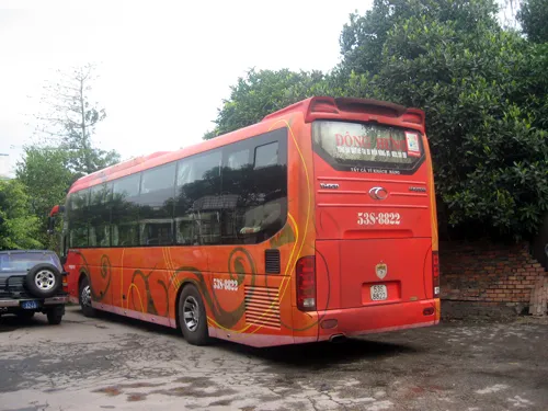 Xe khách bị bắt giữ. Ảnh: An Nhơn Xe khách bị bắt giữ. Ảnh: An Nhơn