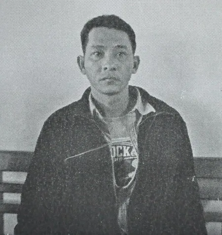 Võ Phạm Mạnh Cường tại cơ quan Công an.