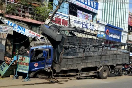 Hiện trường vụ tai nạn