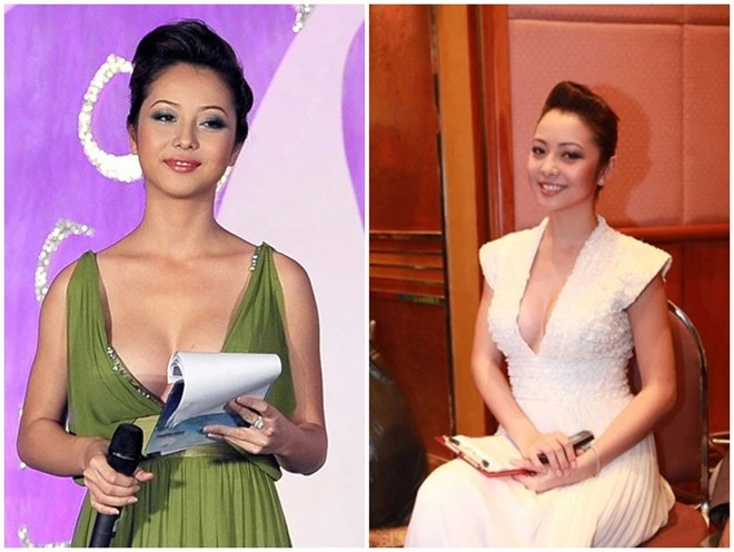 Bà mẹ 2 con Jennifer Phạm xứng đáng là nữ MC gợi cảm nhất showbiz Việt khi vào năm ngoái, cô liên tục xuất hiện với trang phục nóng bỏng, gây ồn ào một thời gian dài.