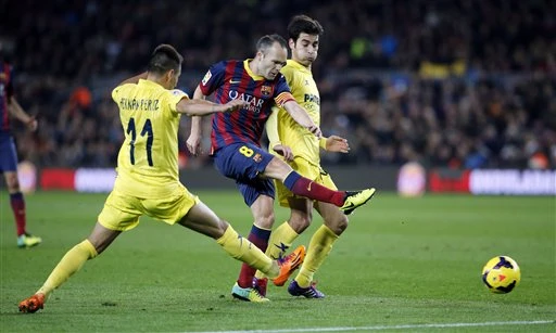 Barcelona sẽ gặp nhiều khó khăn khi đối đầu Villarreal