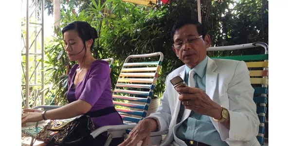 Đại gia Lê Ân thắng kiện UBND tỉnh Bà Rịa - Vũng Tàu ảnh 1 Vợ chồng đại gia Lê Ân sau phiên toà