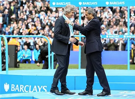 Giây phút đi vào lịch sử của Man City ảnh 12 Pellegrini đã có được thành công lớn trong mùa giải đầu tiên dẫn dắt Man City