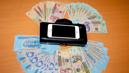 Tang vật của vụ cướp.