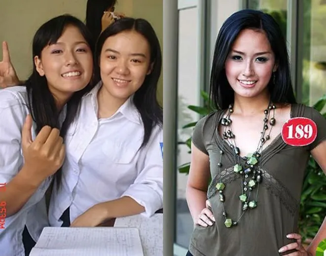 Một trong những hoa hậu có màn "lột xác" thành công từ vịt xấu xí sang thiên nga xinh đẹp chính là Mai Phương Thúy. Nhập mô tả cho ảnh
