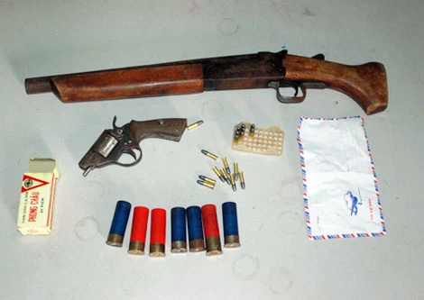 Tang vật vụ án.