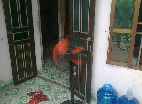 Khu vực vợ ông Tài gục chết. Ảnh:Đức Hiệp A1-8715-1402045080.jpg