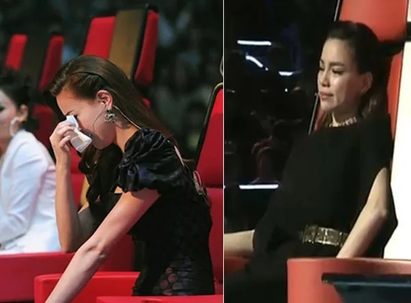 Hồ Ngọc Hà mạnh mẽ là vậy nhưng cũng không ít lần trân mình rơi nước mắt tại The Voice. Hồ Ngọc Hà mạnh mẽ là vậy nhưng cũng không ít lần trân mình rơi nước mắt tại The Voice.