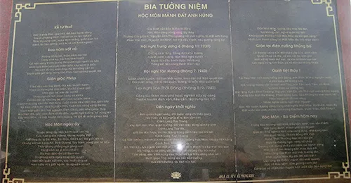 Chùm ảnh Văn bia tại Đền Tưởng niệm Ngã Ba Giồng (2) ảnh 6 Chùm ảnh Văn bia tại Đền Tưởng niệm Ngã Ba Giồng (2) ảnh 6