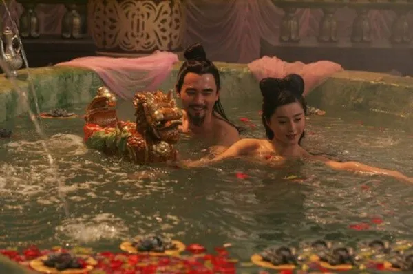 Phạm Băng Băng và Triệu Văn Tuyên trong phim Đại Đường phù dung viên.