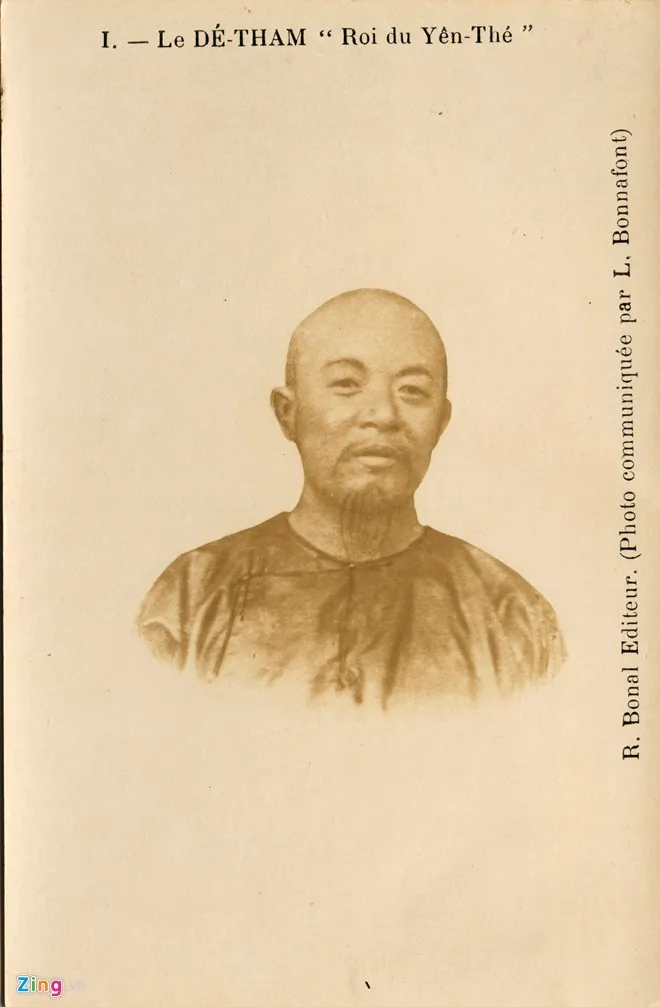 Bưu ảnh hiếm chân dung Hoàng Hoa Thám.