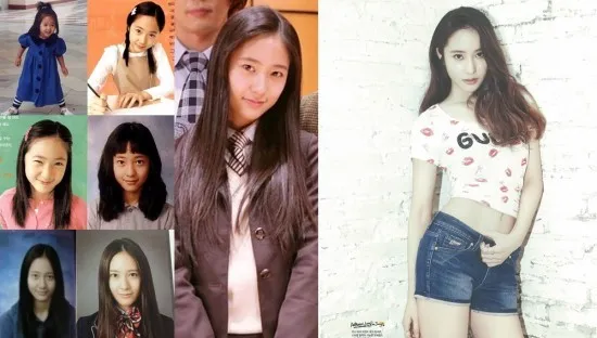 10 mỹ nhân Kpop đẹp từ thuở thơ ấu