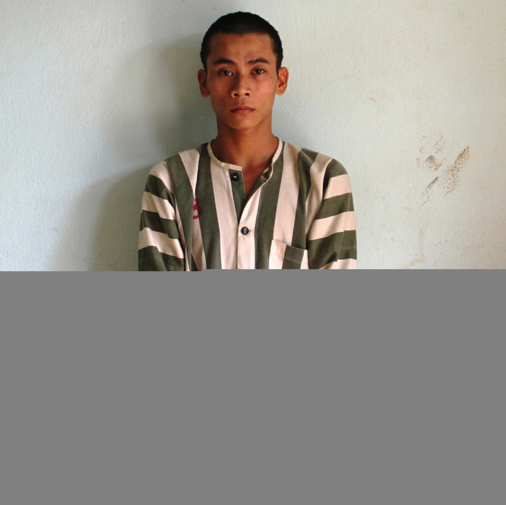 Nguyễn Thanh tùng tại cơ quan công an.