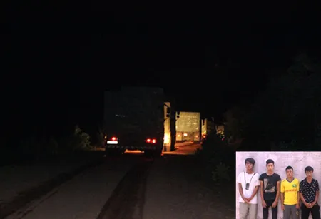 né trạm cân, xe quá tải, trai làng, làm luật, Nghệ An