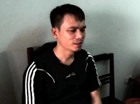 Đối tượng Nguyễn Huy Trìu (Ảnh: Thái Thanh)