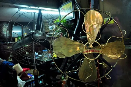 Những chiếc quạt mang nhãn hiệu Marrelli của Ý có giá lên tới hàng chục triệu