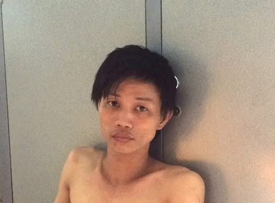 Đối tượng Lê Thanh Sơn tại cơ quan công an. Đối tượng Lê Thanh Sơn tại cơ quan công an.