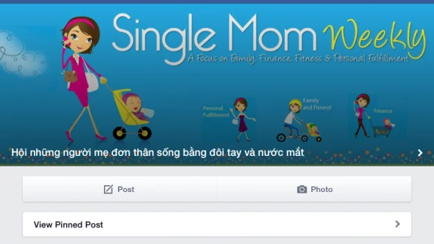 Facebook “Hội những bà mẹ nuôi con bằng đôi tay và nước mắt” - ngôi nhà ảo đầy tình yêu thương của những bà mẹ đơn thân trên mạng - Ảnh: Lê Vân