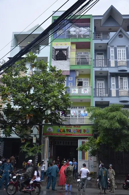 Trường mẫu giáo Hoa Phượng Đỏ nơi xảy ra vụ <a href='https://plo.vn/tu-khoa.html?q=Cháy' title='cháy'>cháy</a>