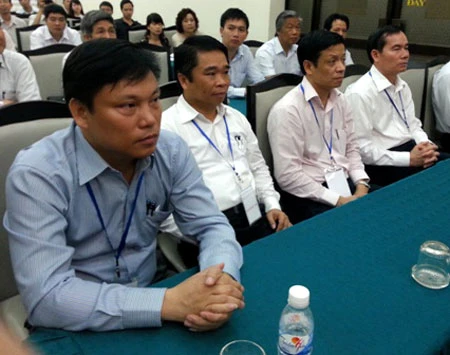 Các ứng viên thi tuyển Tổng cục trưởng Tổng cục Đường bộ Việt Nam hồi&nbsp;tháng 4/2014.