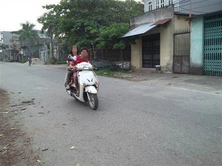 Hiện trường nơi xảy ra vụ án mạng.