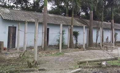 Dãy trọ nơi xảy ra sự việc.