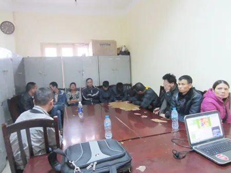 Các đối tượng và tang vật vụ án