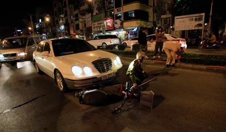 Hiện trường vụ tai nạn tối 11/12.