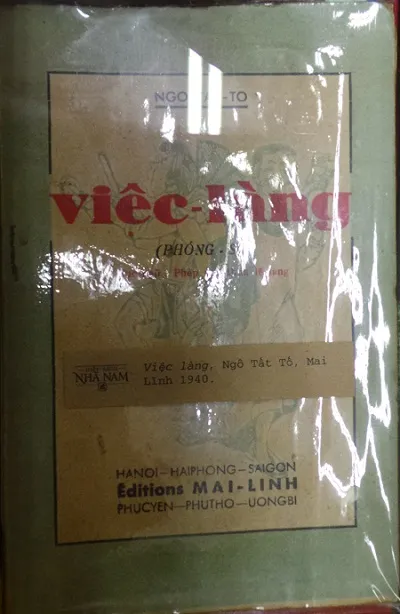 Việc làng (tác giả Ngô Tất Tố, ấn bản năm 1940, do Mai Lĩnh xuất bản).