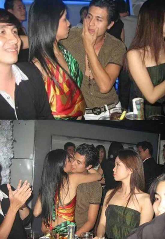 Hoa hậu và những hình ảnh không đẹp ở bar