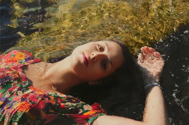 Tranh thiếu nữ đẹp và thật như ảnh chụp ảnh 7