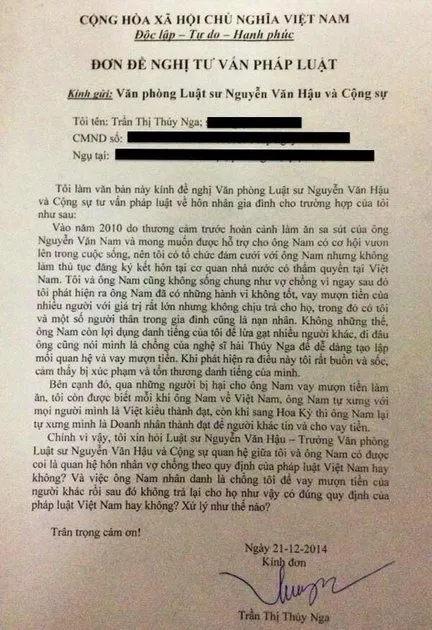 Thúy Nga, tố cáo, chồng hơ, vay nợ Thúy Nga, tố cáo, chồng hơ, vay nợ