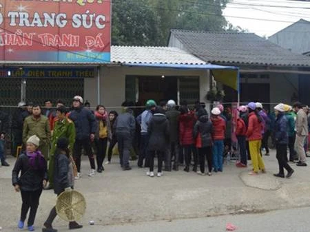 Hiện trường vụ án mạng.